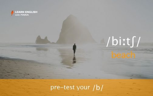 Pre-test Your /b/ - Learn English With Maria